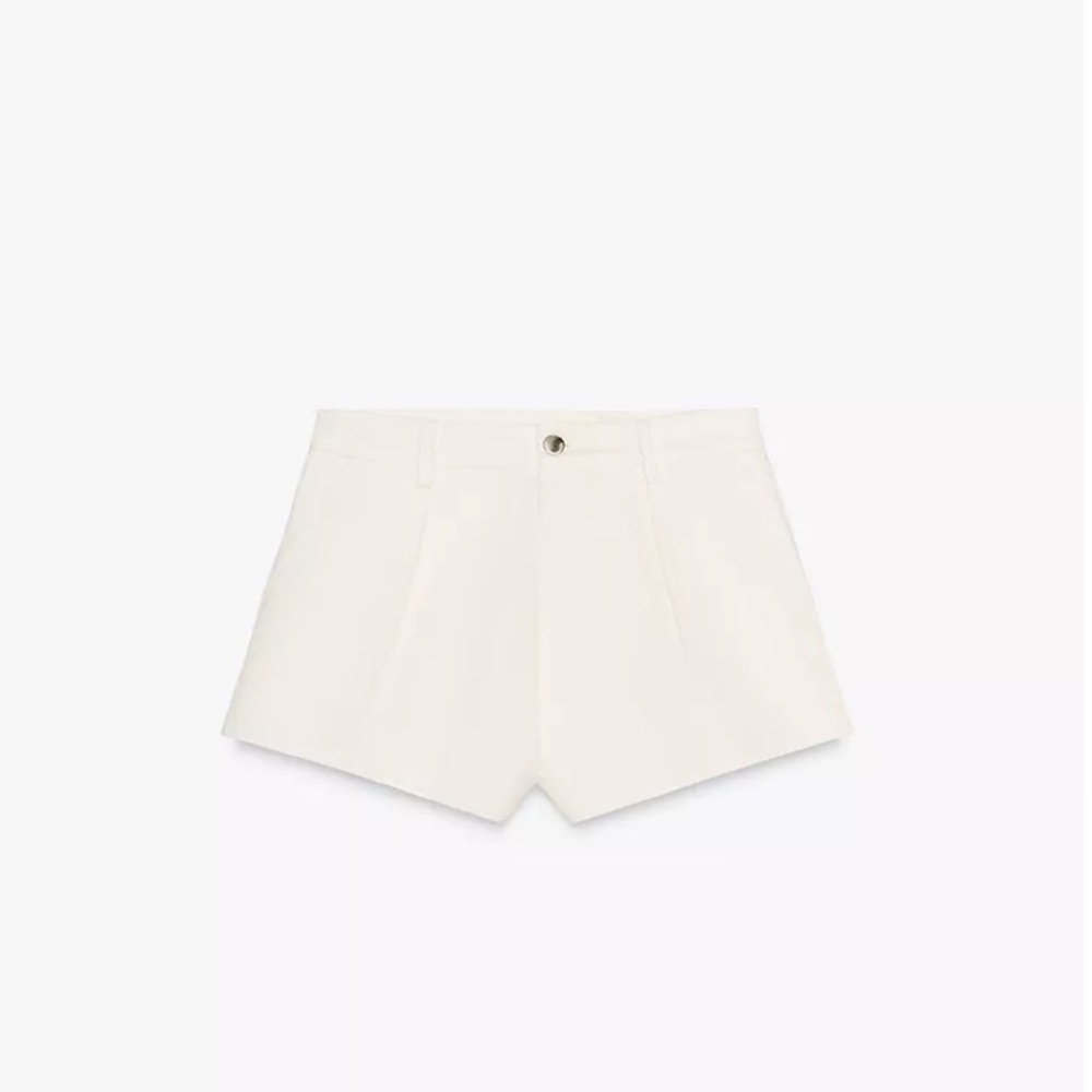 NWT ZW Collection Pleated Denim Shorts